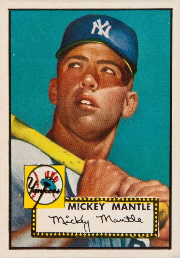 1952 Mickey Mantle baseball card reference